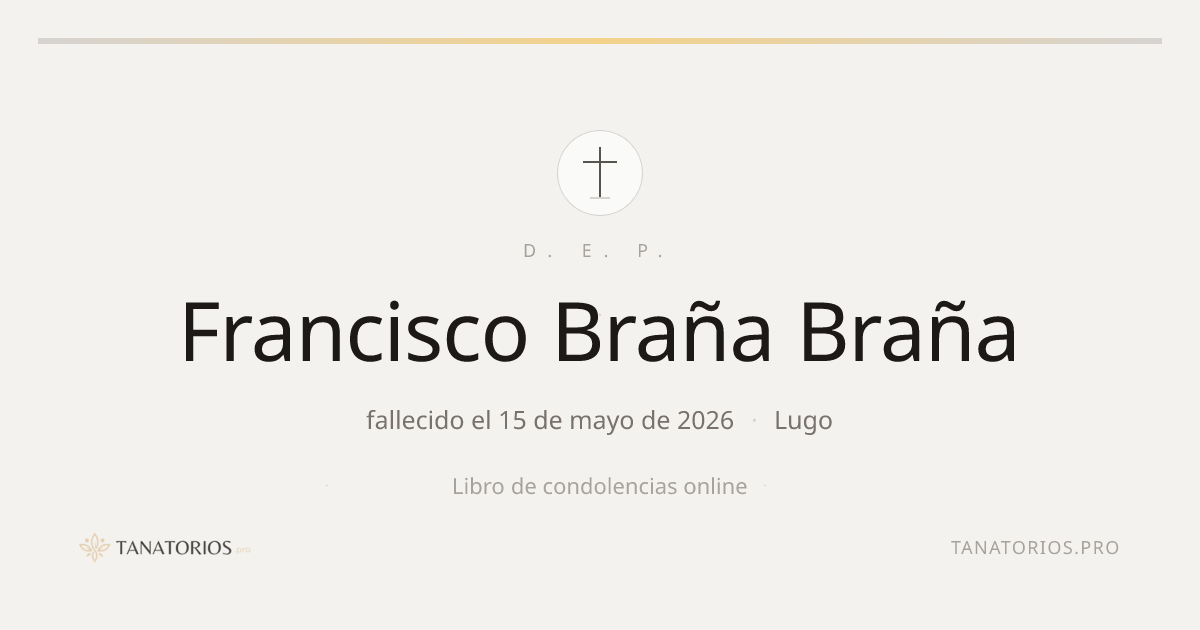 Memorial de Francisco Braña Braña