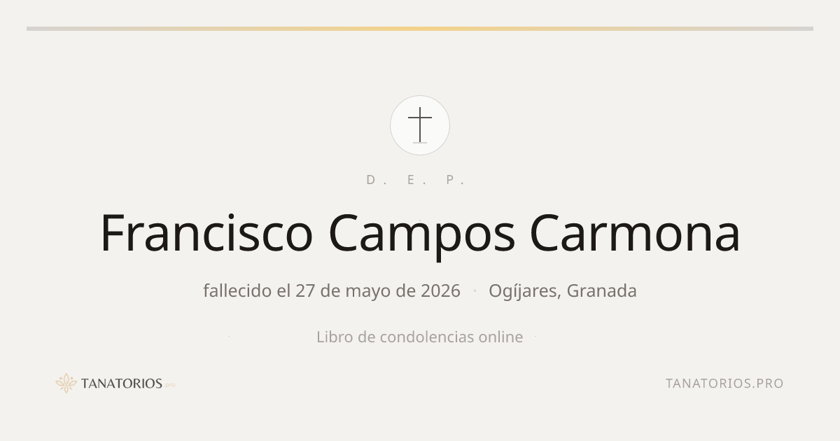 Memorial de Francisco Campos Carmona