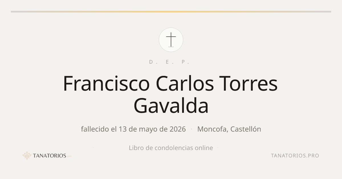 Memorial de Francisco Carlos Torres Gavalda