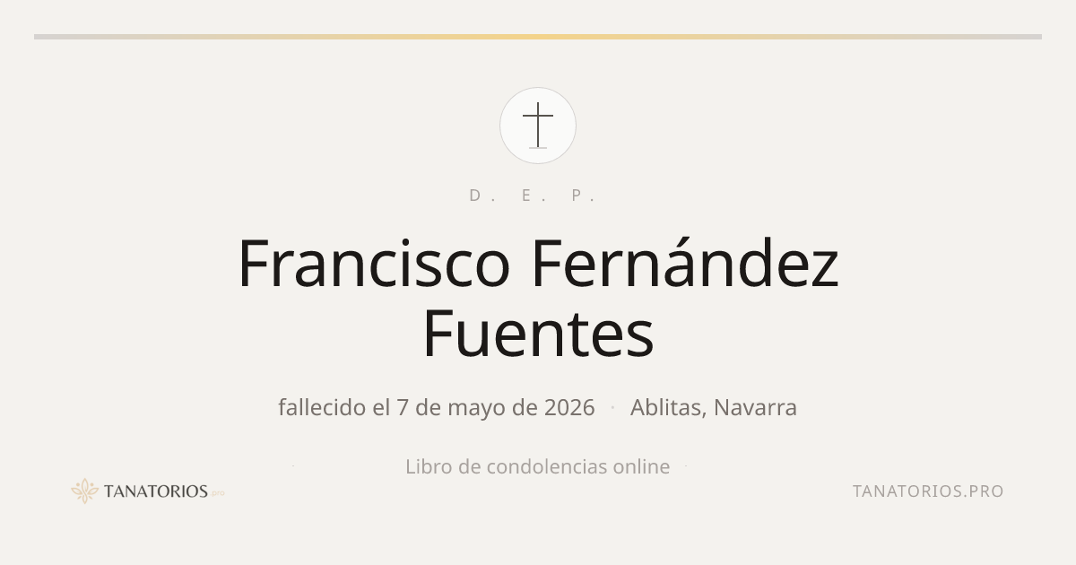 Memorial de Francisco  Fernández Fuentes