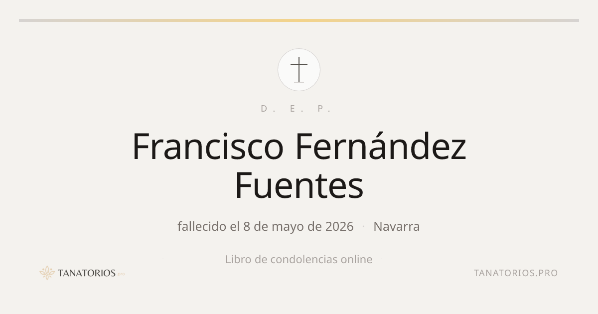 Memorial de Francisco  Fernández Fuentes