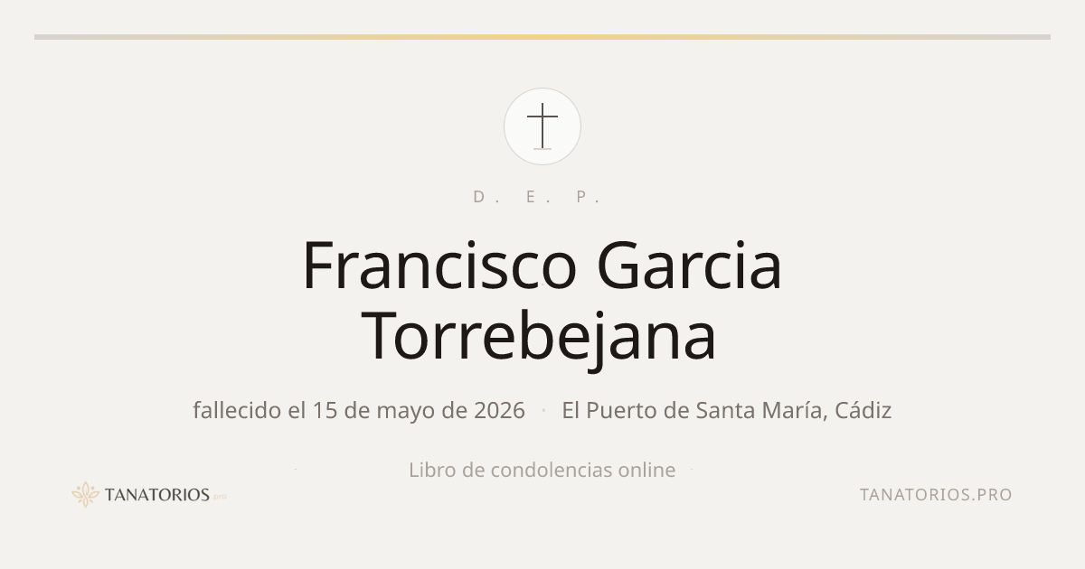 Memorial de Francisco Garcia Torrebejana