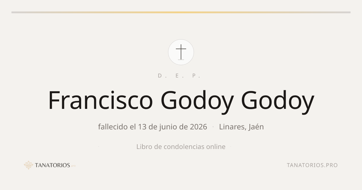 Memorial de Francisco Godoy Godoy