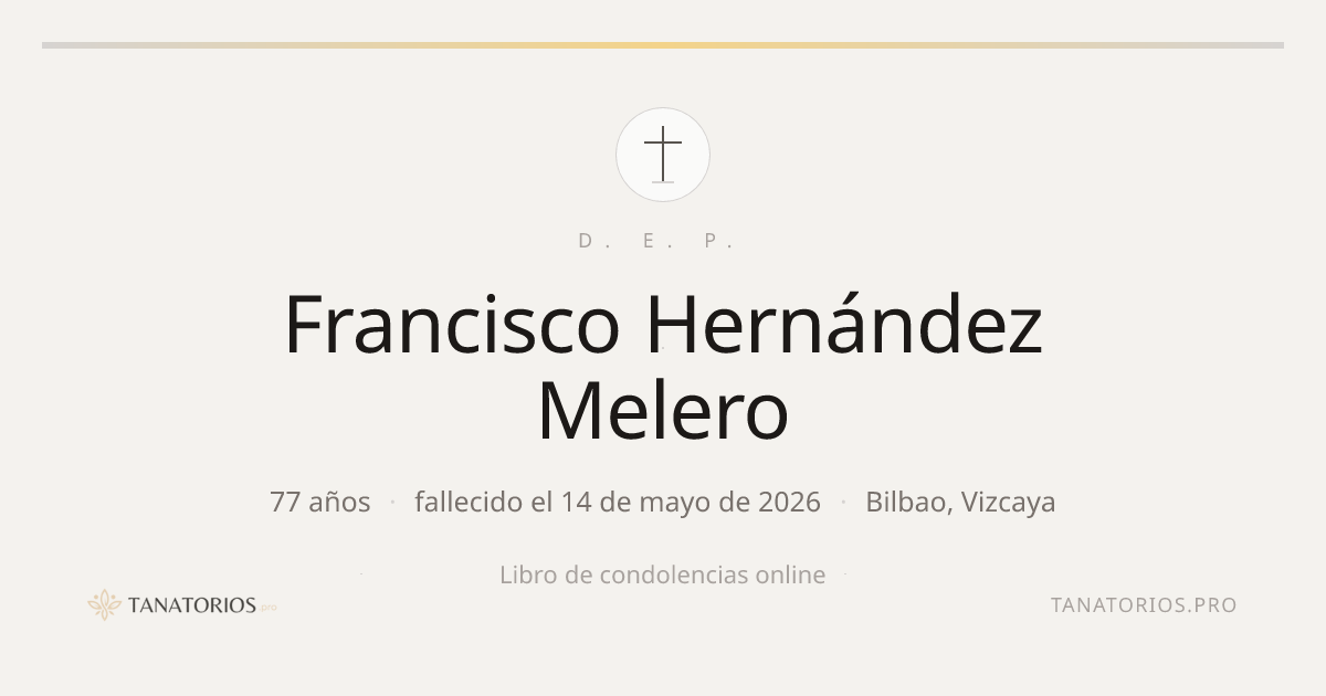 Memorial de Francisco Hernández Melero