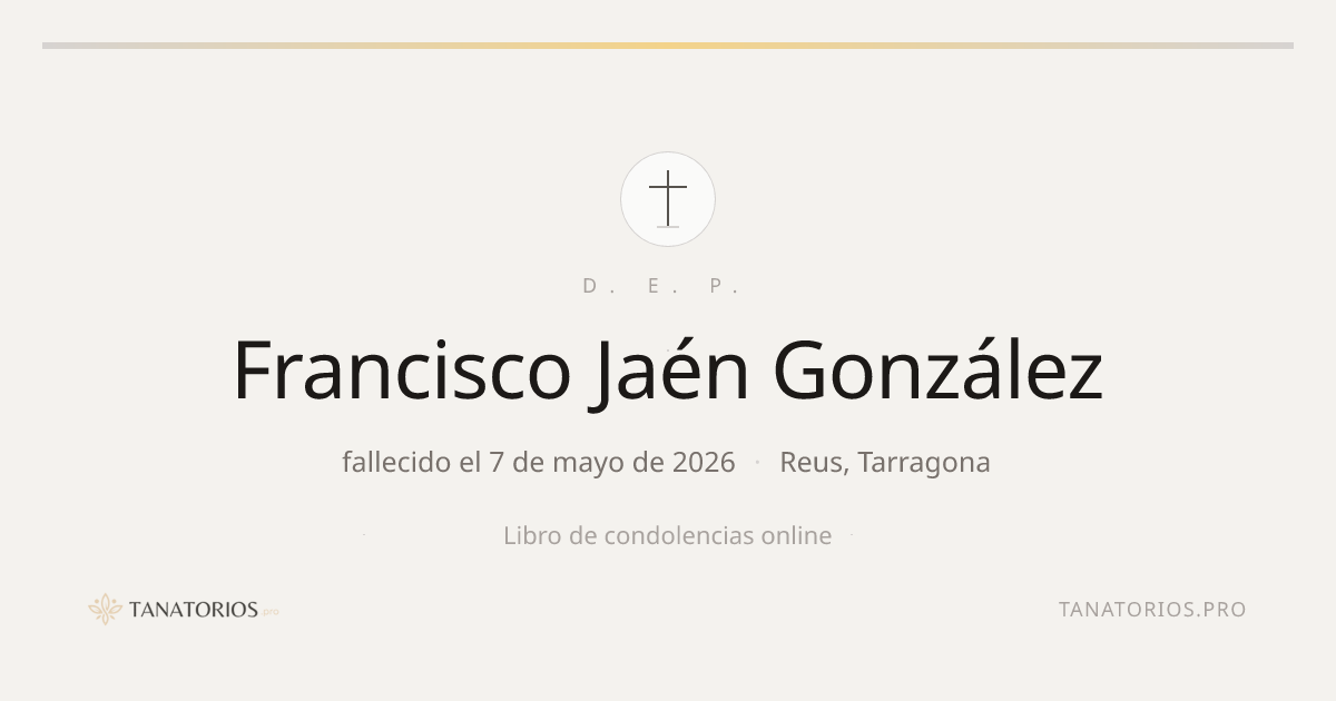 Memorial de Francisco Jaén González