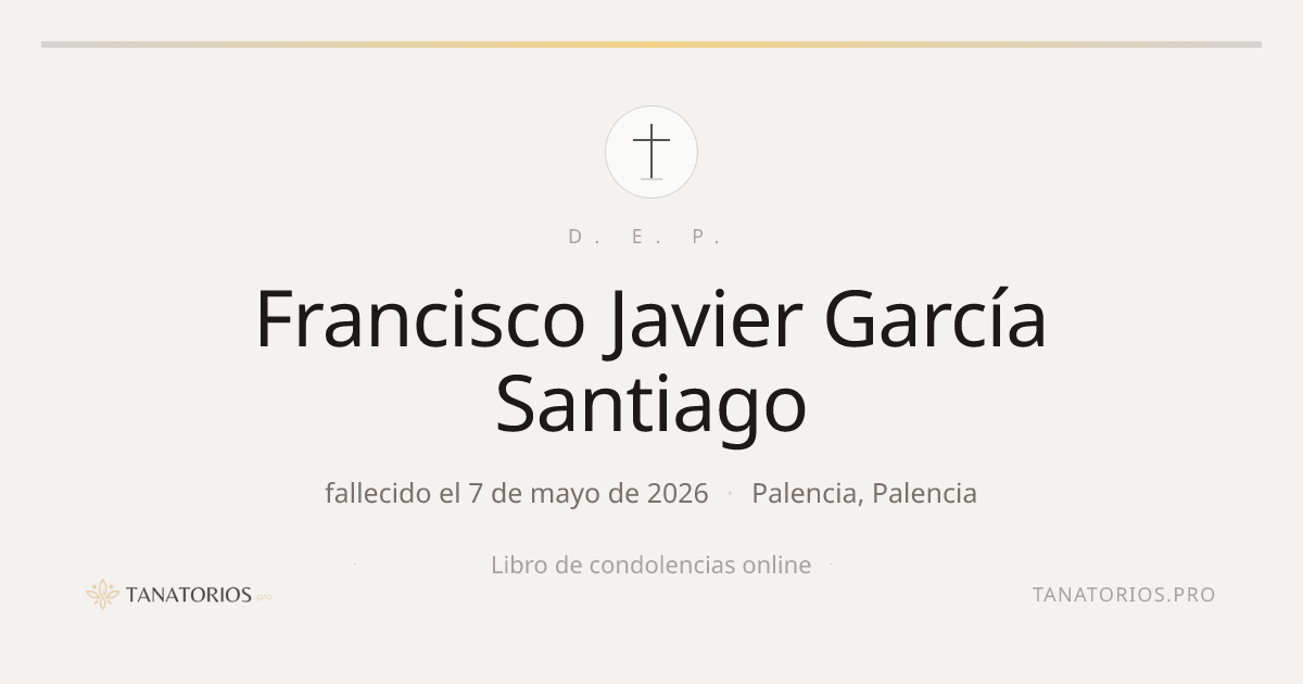 Memorial de Francisco Javier García Santiago