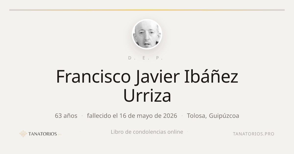 Memorial de Francisco Javier Ibáñez Urriza