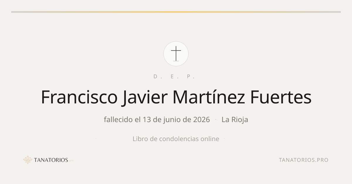 Memorial de Francisco Javier Martínez  Fuertes