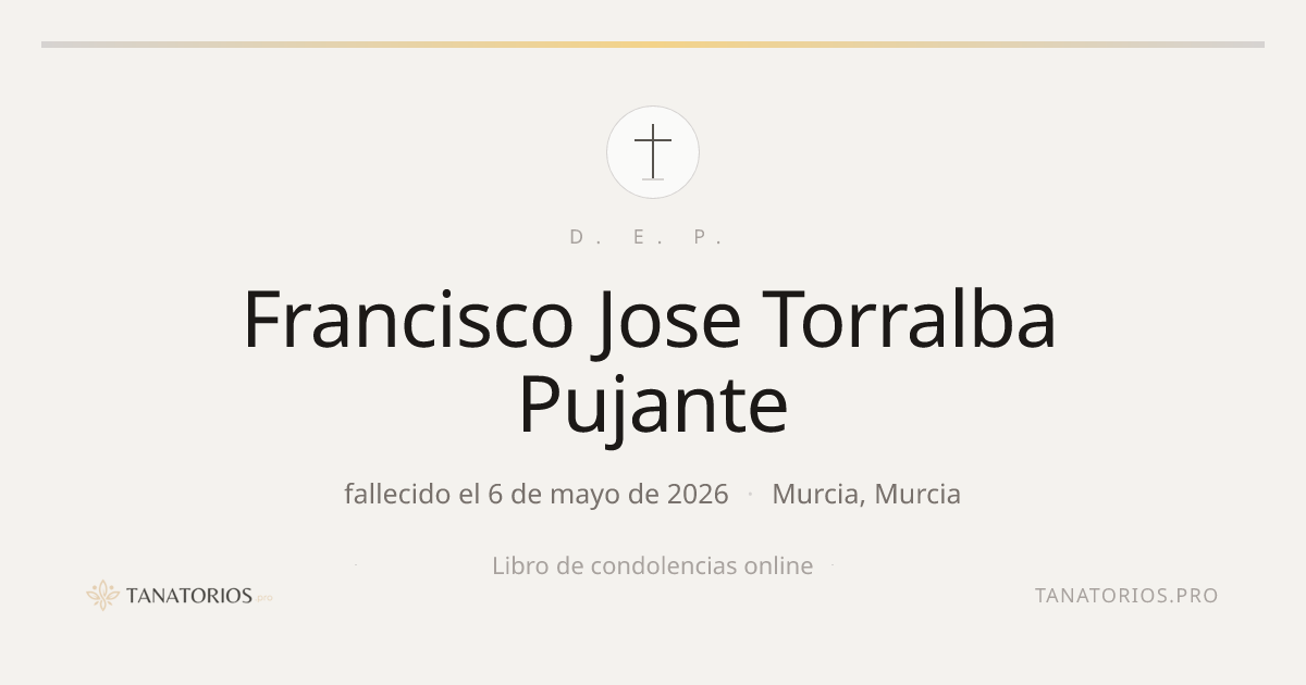 Memorial de Francisco Jose Torralba Pujante