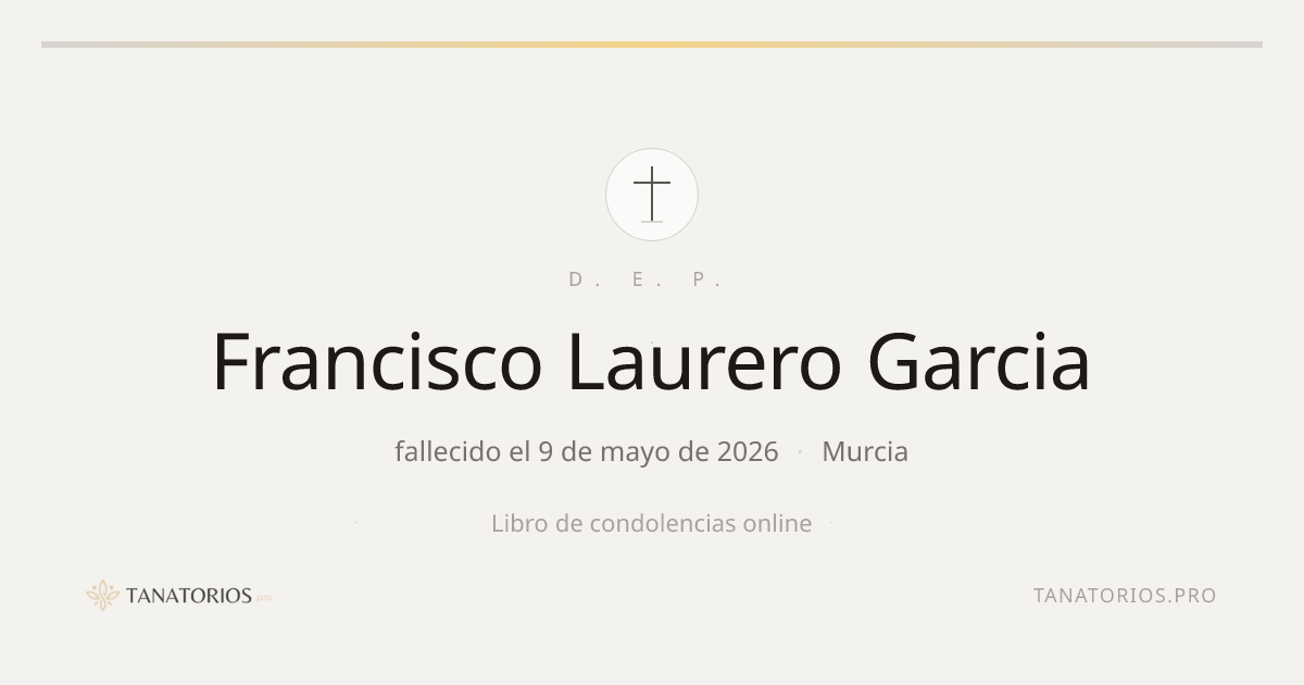 Memorial de Francisco Laurero Garcia