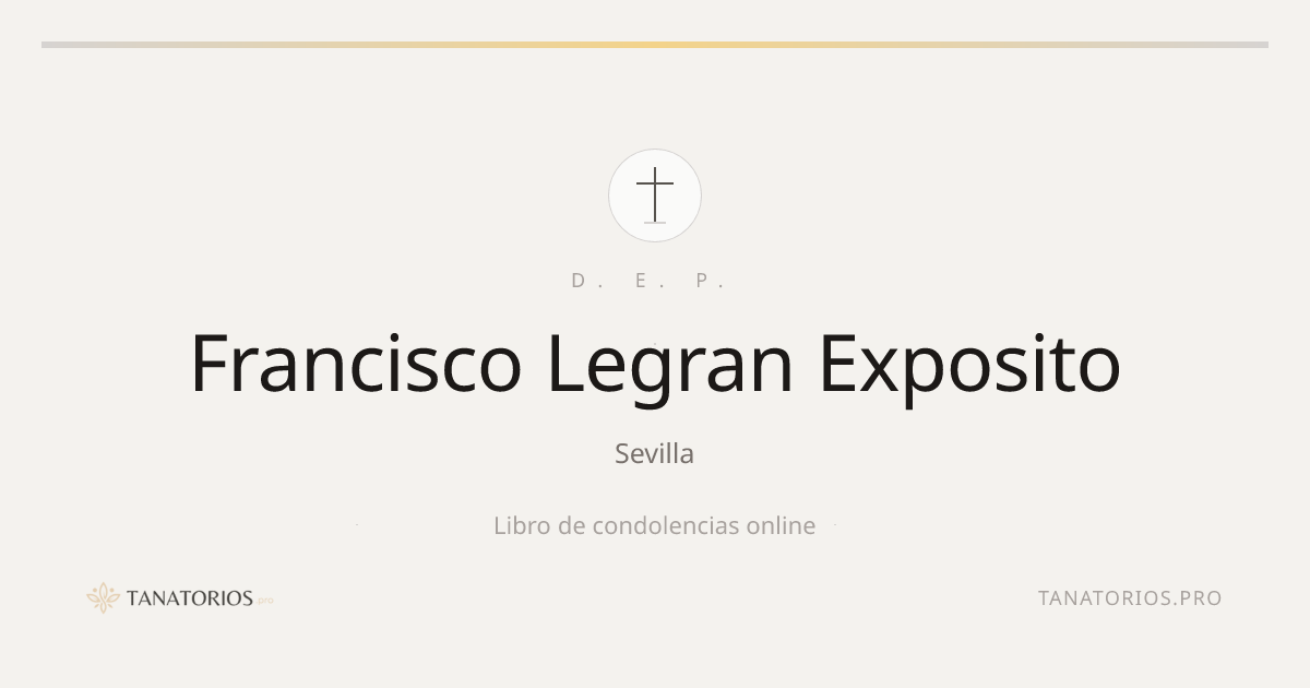Memorial de Francisco Legran Exposito
