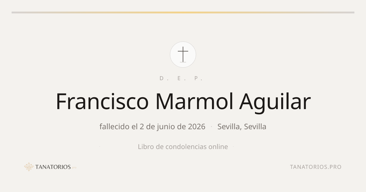 Memorial de Francisco Marmol Aguilar