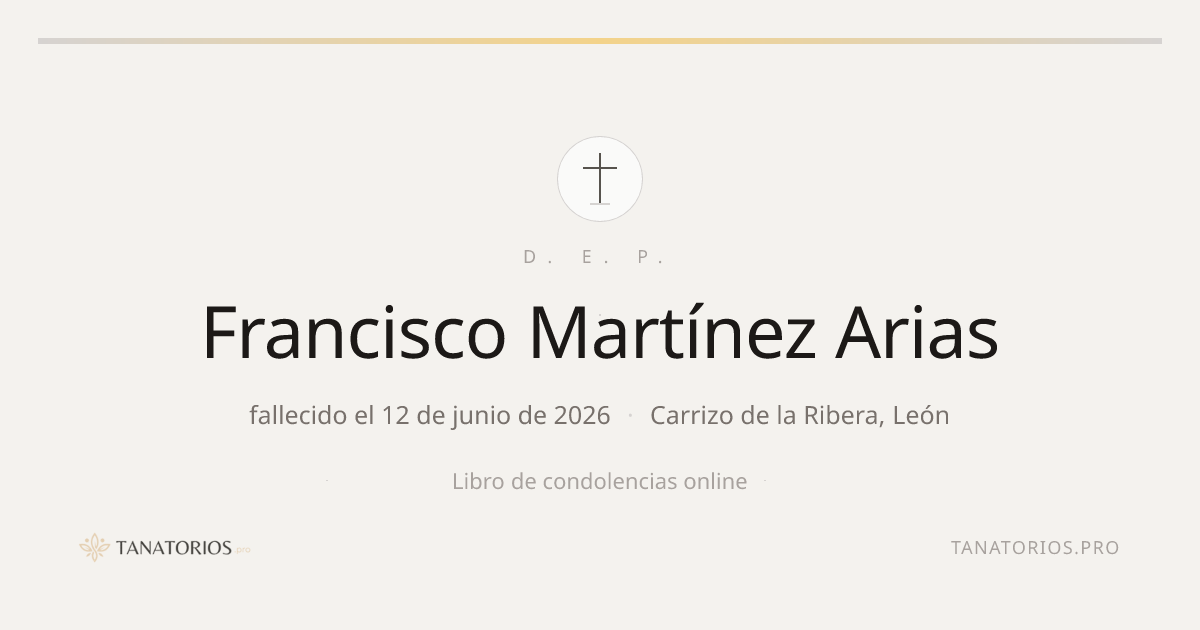 Memorial de Francisco Martínez Arias