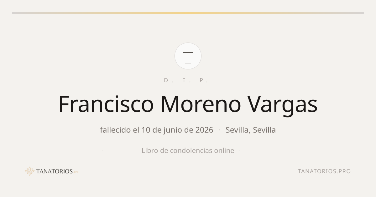 Memorial de Francisco Moreno Vargas