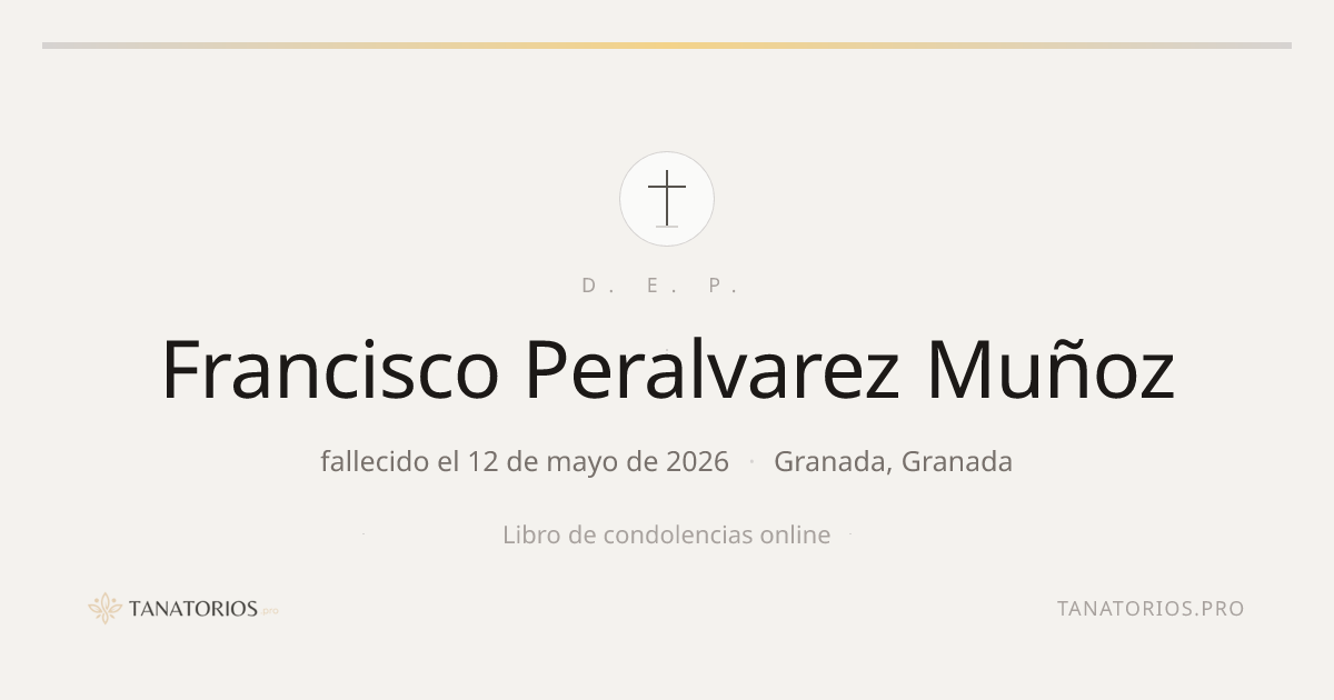 Memorial de Francisco Peralvarez Muñoz