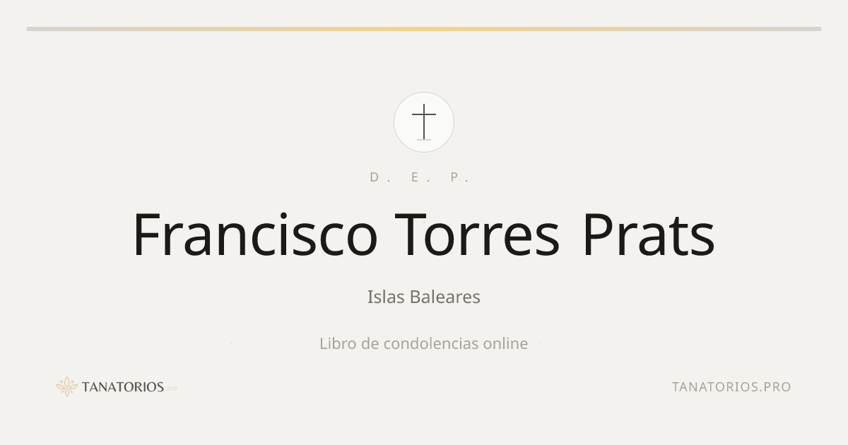 Memorial de Francisco Torres Prats