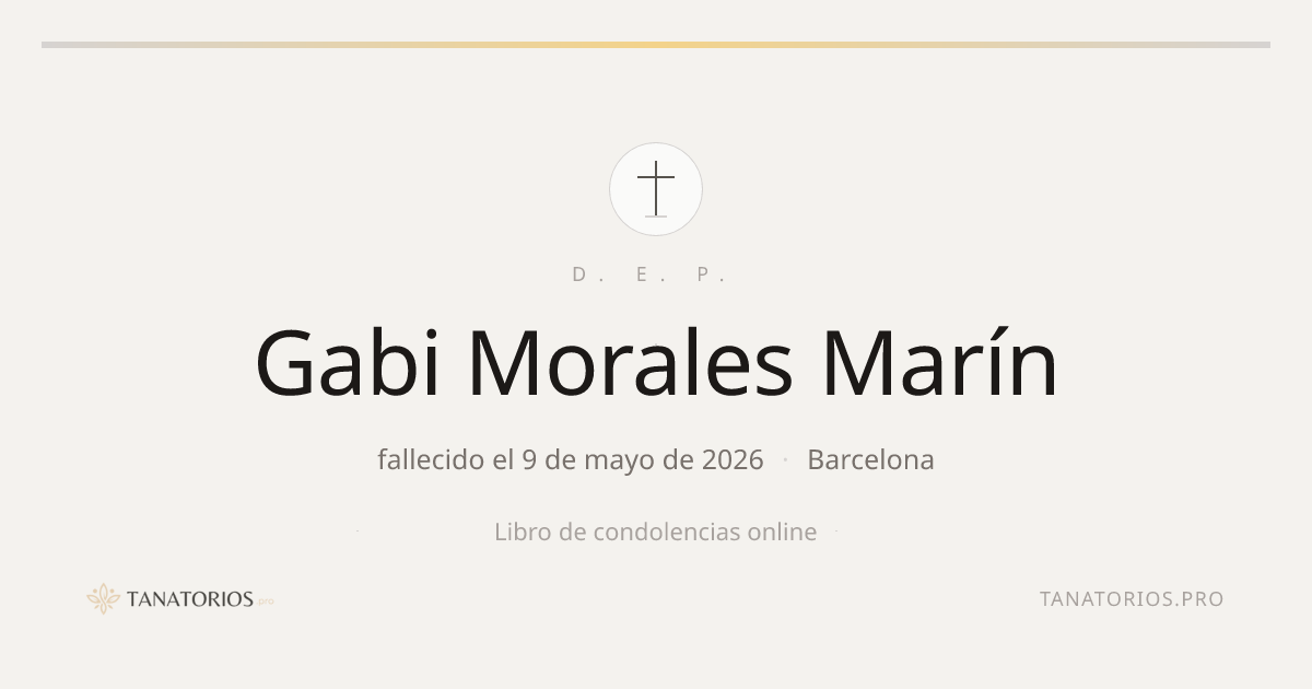 Memorial de Gabi Morales Marín