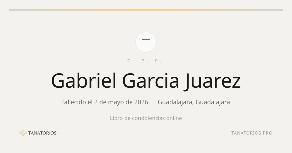 Memorial de Gabriel Garcia Juarez