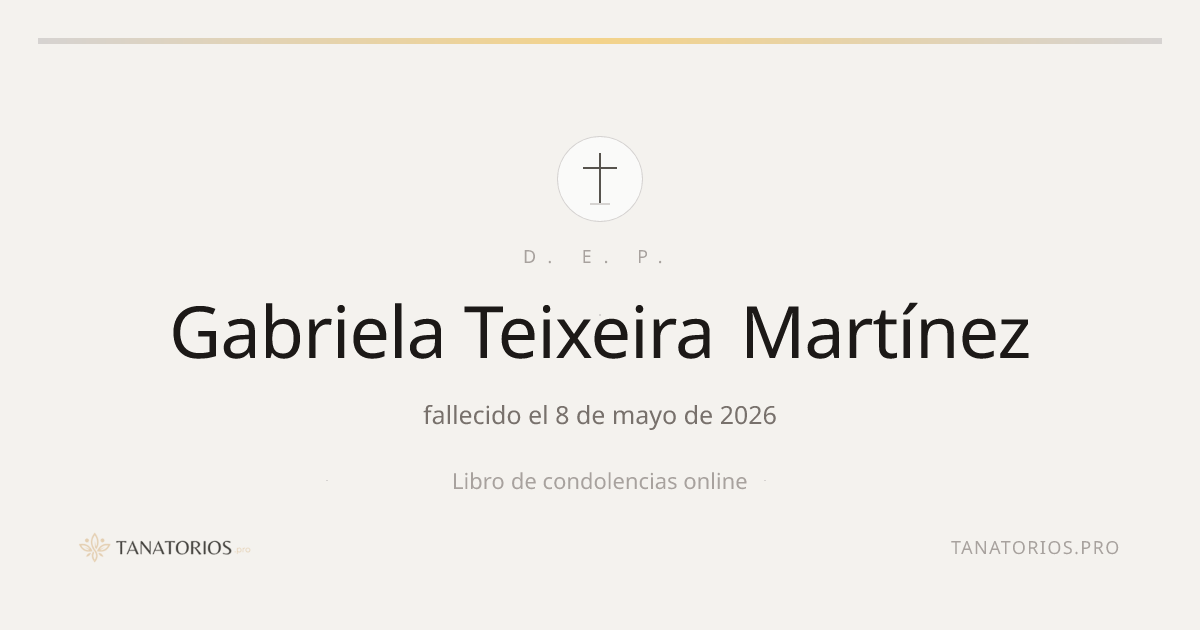 Memorial de Gabriela Teixeira Martínez