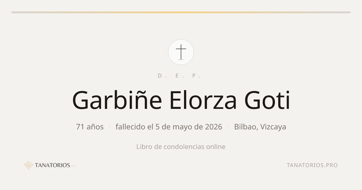 Memorial de Garbiñe Elorza Goti