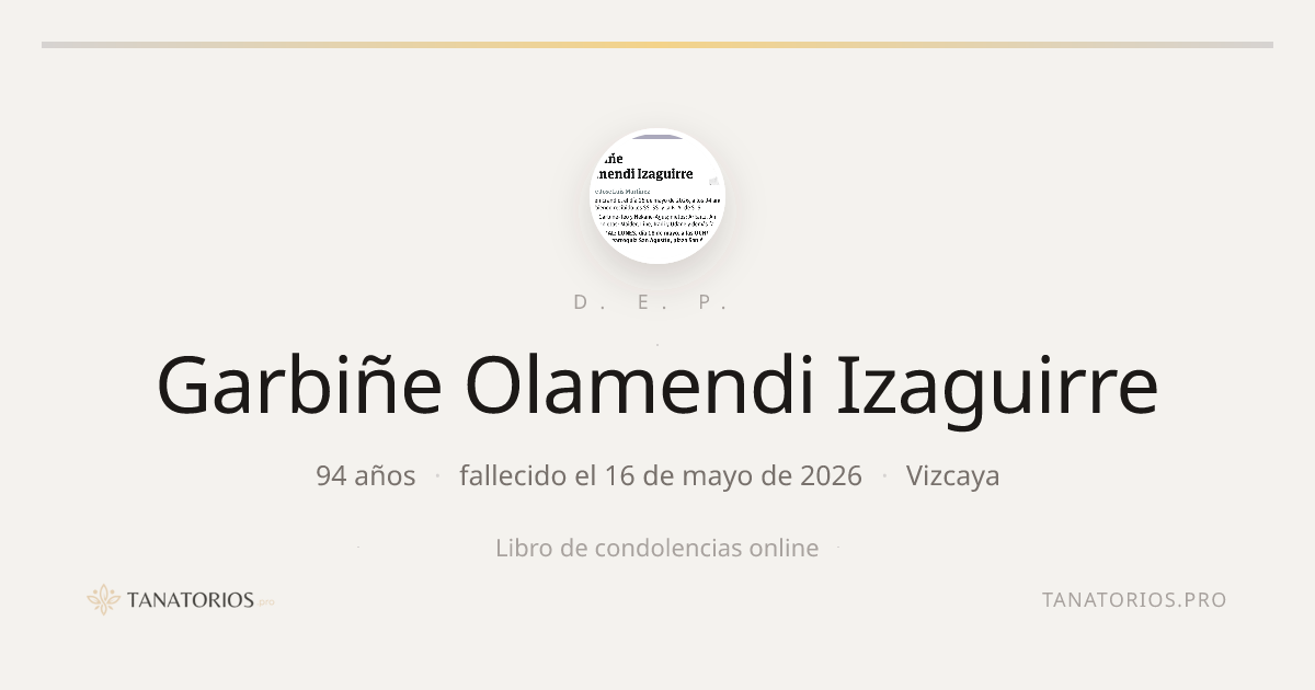 Memorial de Garbiñe Olamendi Izaguirre