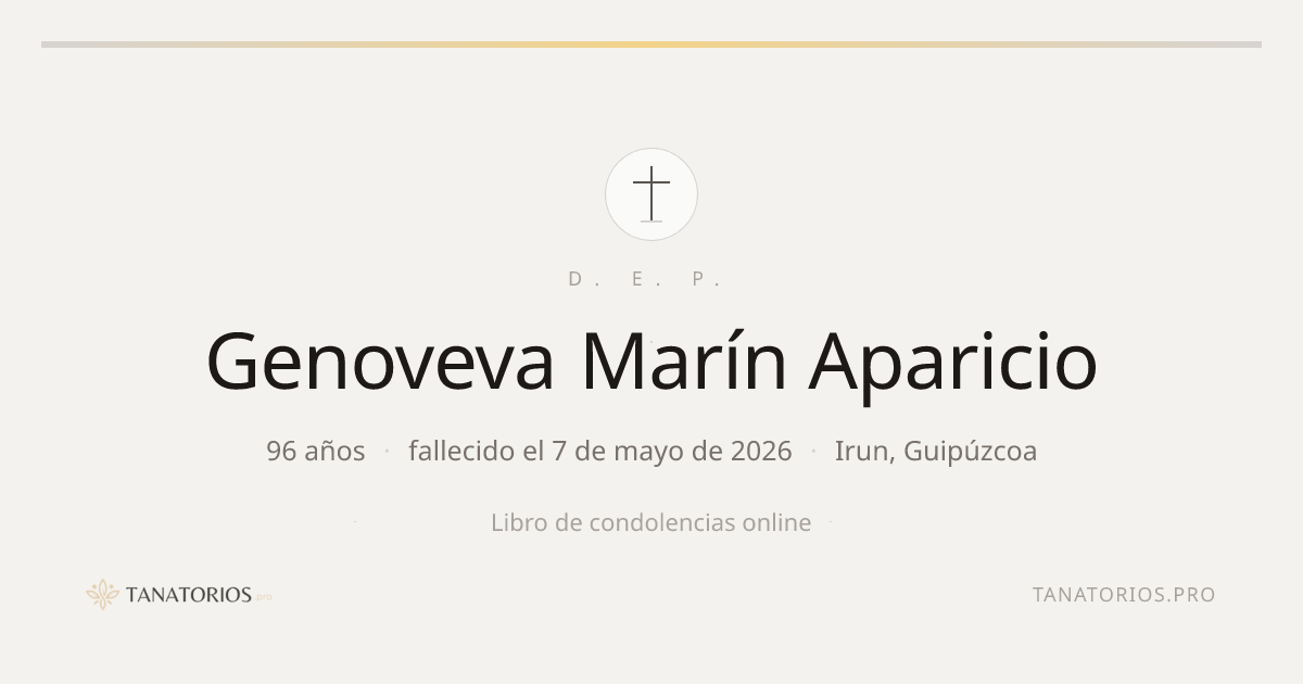 Memorial de Genoveva Marín Aparicio