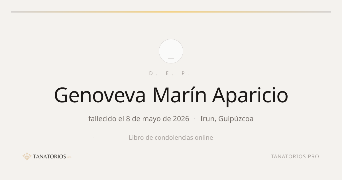 Memorial de Genoveva Marín Aparicio