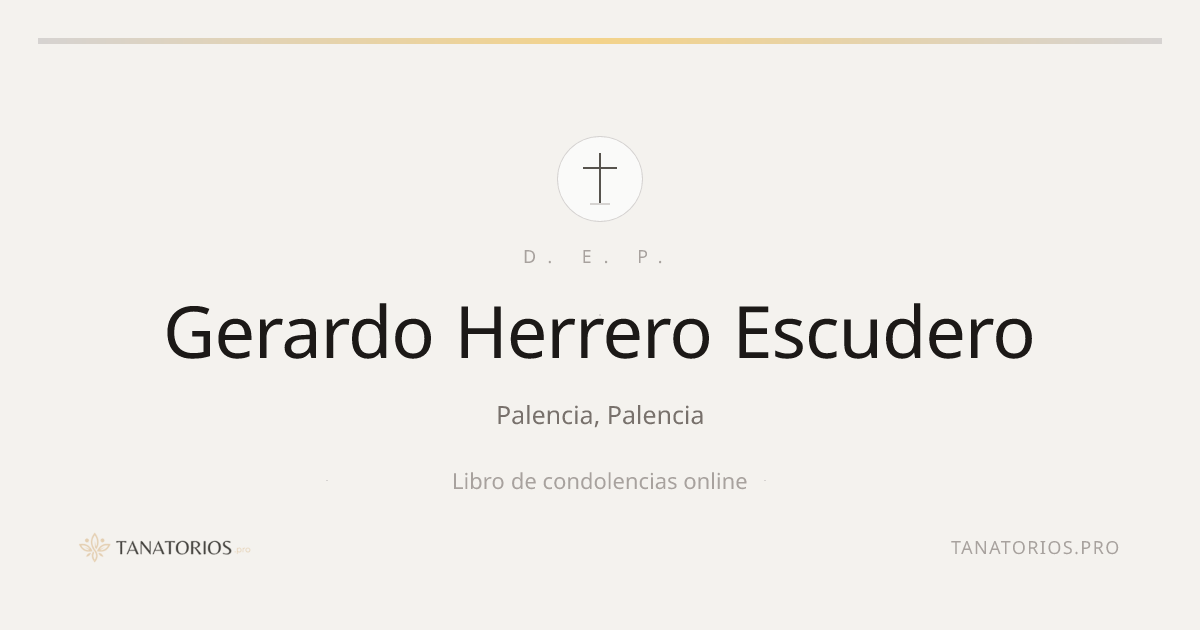 Memorial de Gerardo Herrero Escudero