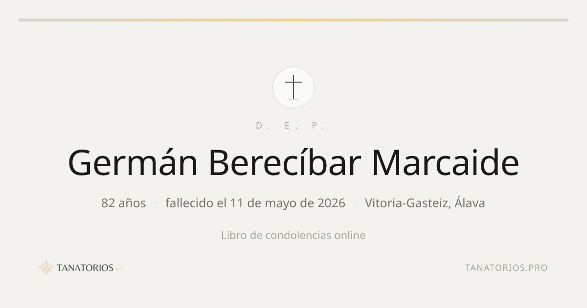 Memorial de Germán Berecíbar Marcaide