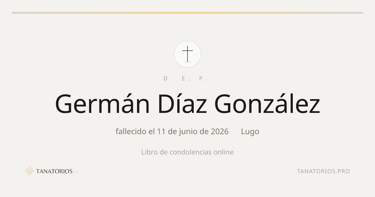Memorial de Germán Díaz González