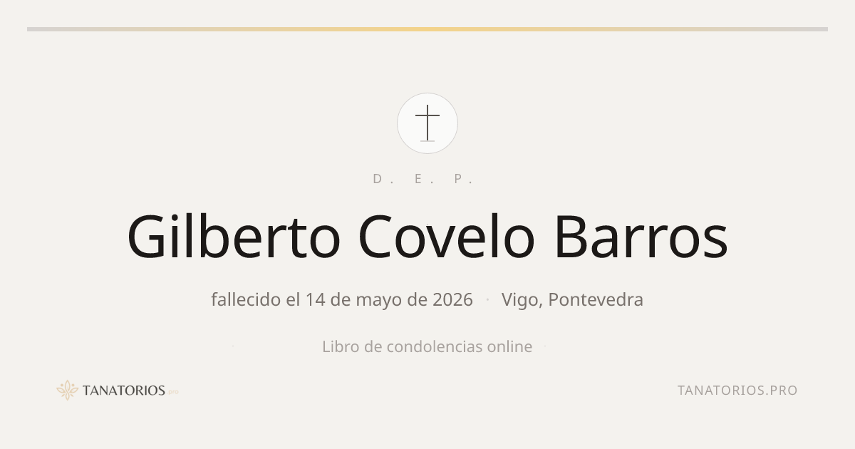 Memorial de Gilberto Covelo Barros