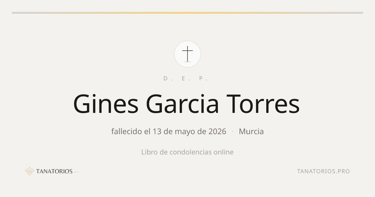 Memorial de Gines Garcia Torres