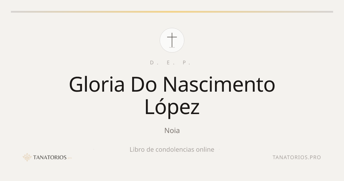 Memorial de Gloria Do Nascimento López