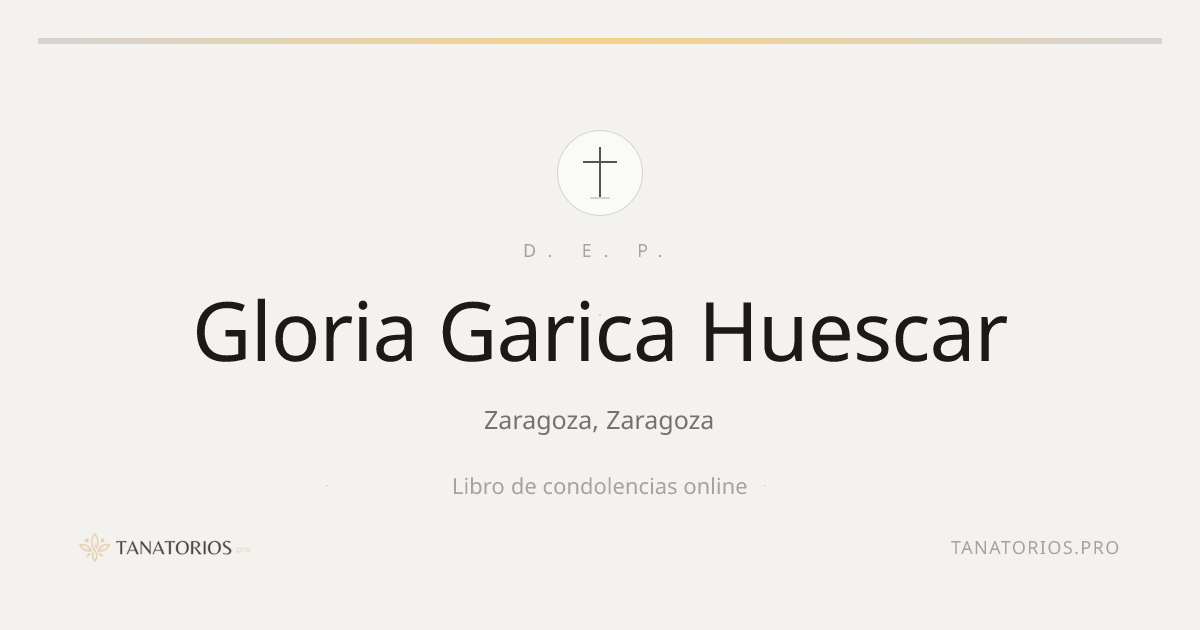 Memorial de Gloria Garica Huescar