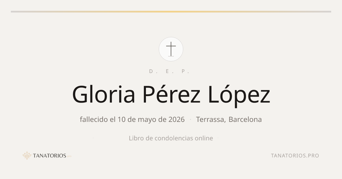 Memorial de Gloria Pérez López