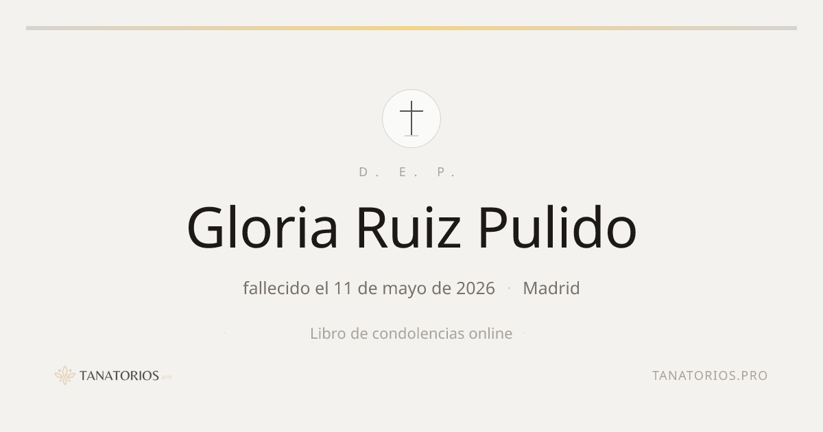 Memorial de Gloria Ruiz Pulido