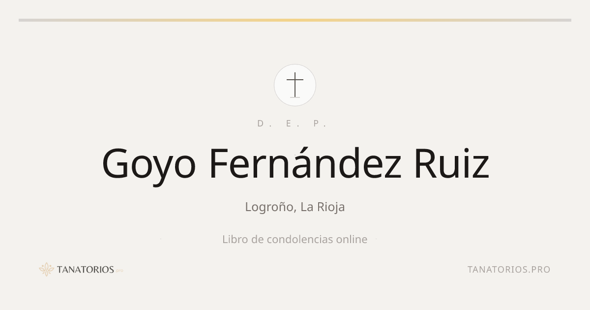 Memorial de Goyo Fernández Ruiz