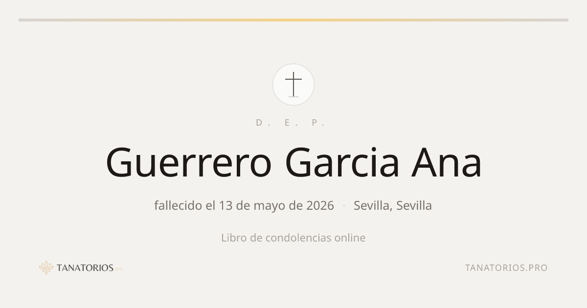 Memorial de Guerrero Garcia Ana