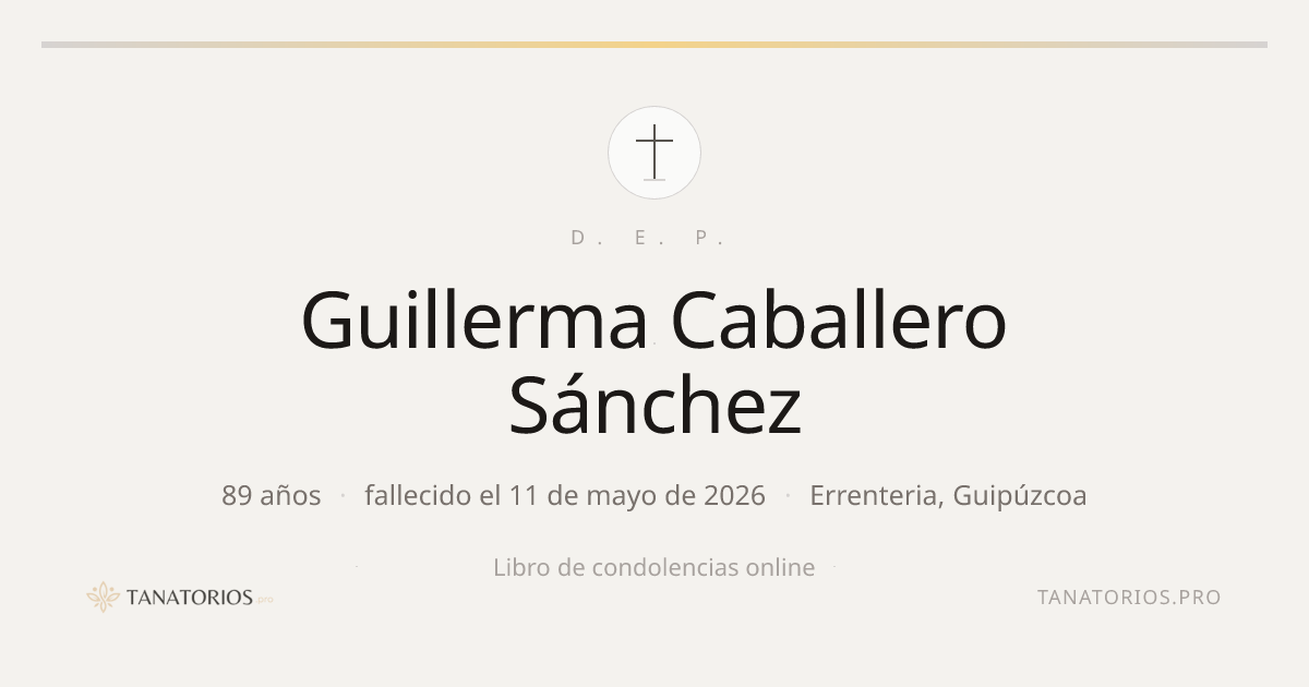 Memorial de Guillerma Caballero Sánchez