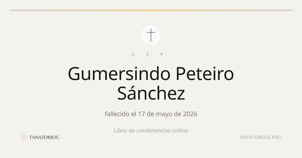 Memorial de Gumersindo Peteiro Sánchez