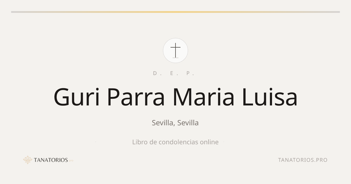 Memorial de Guri Parra Maria Luisa