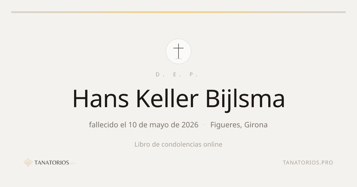 Memorial de Hans Keller Bijlsma