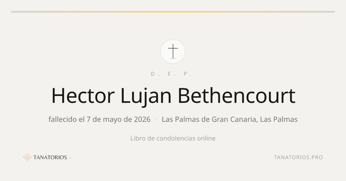 Memorial de Hector Lujan Bethencourt