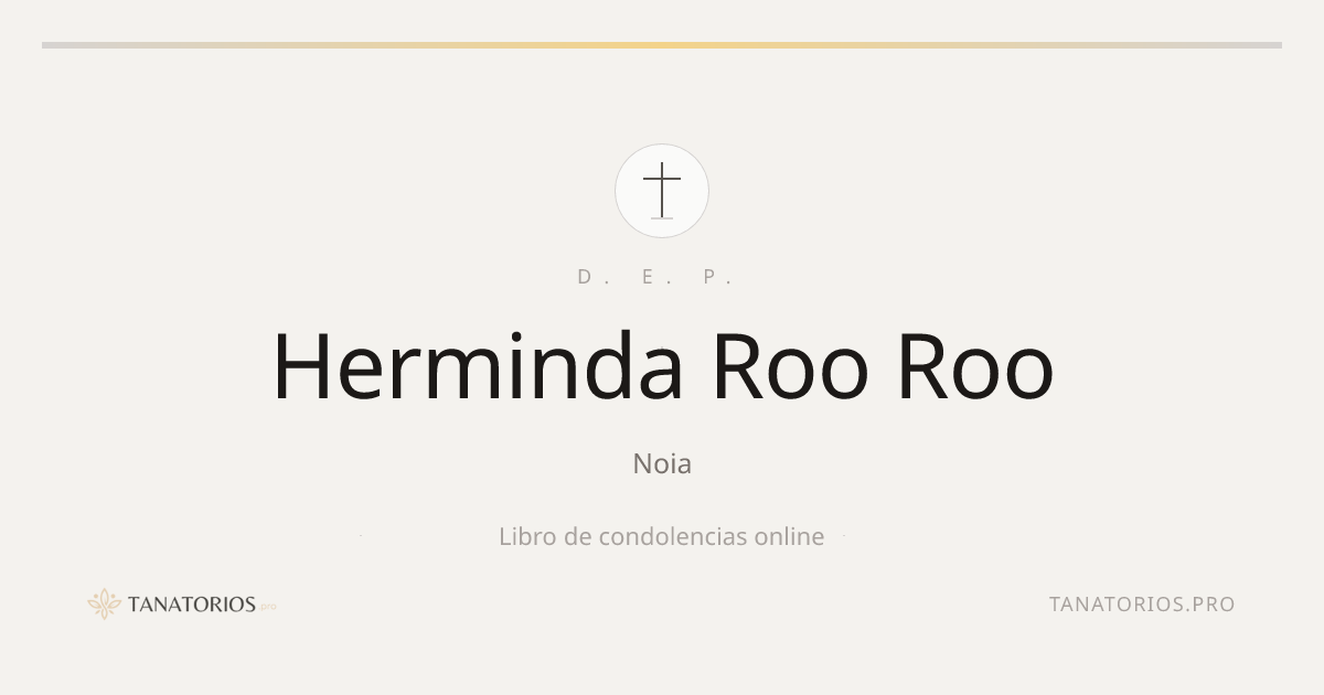 Memorial de Herminda Roo Roo