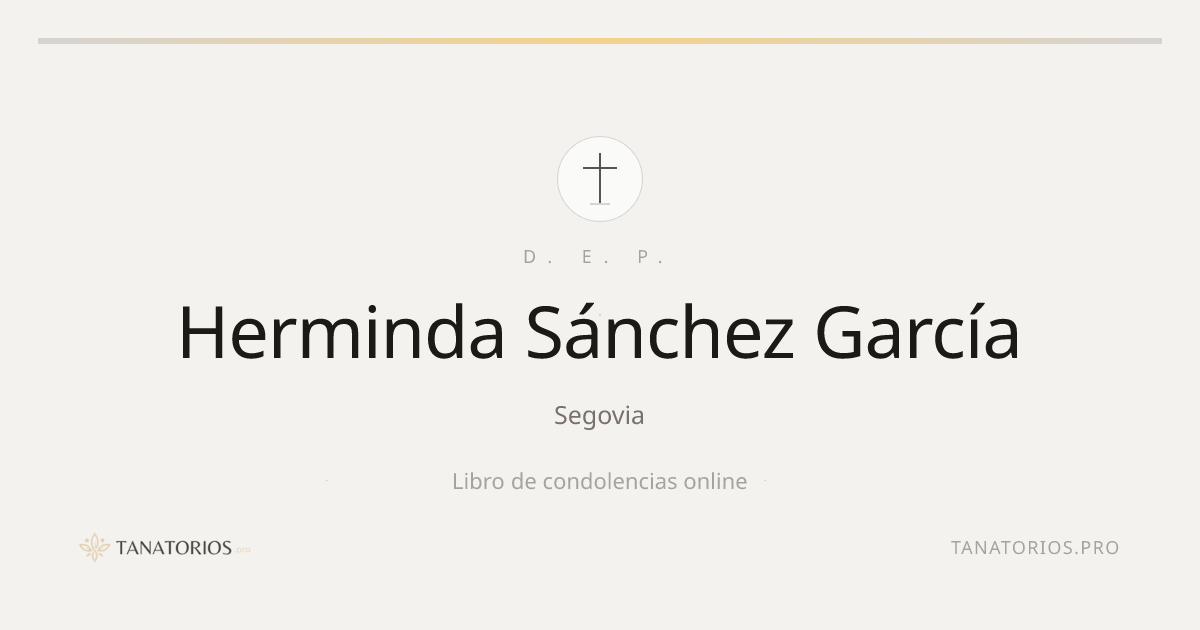 Memorial de Herminda Sánchez García