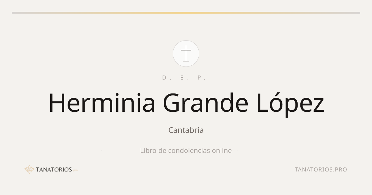 Memorial de Herminia Grande López