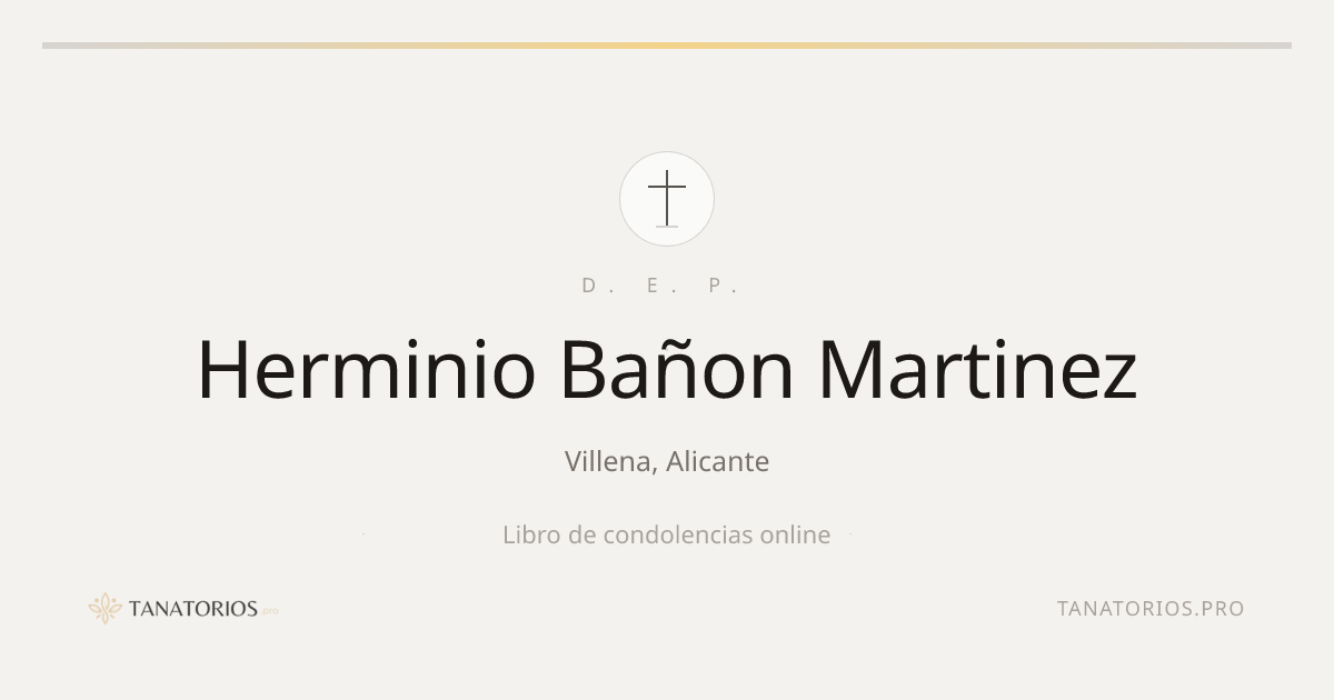 Memorial de Herminio Bañon Martinez