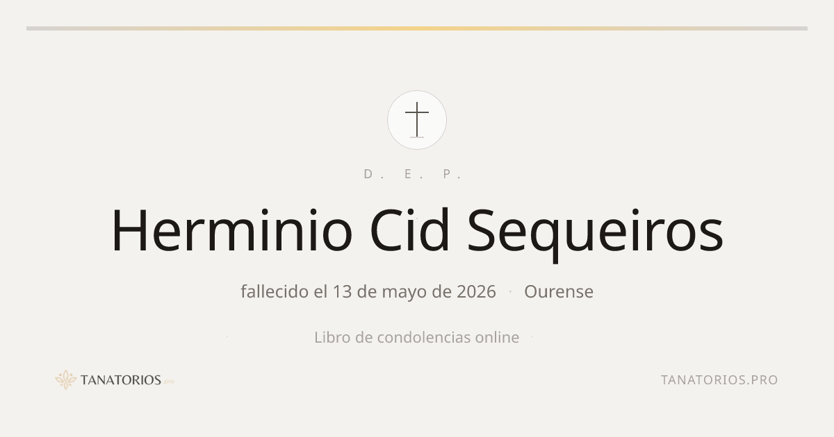 Memorial de Herminio Cid Sequeiros