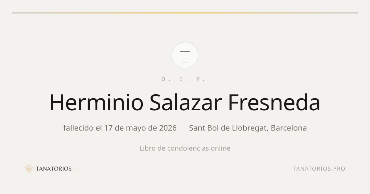 Memorial de Herminio Salazar Fresneda