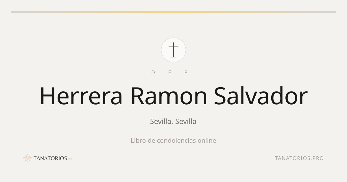 Memorial de Herrera Ramon Salvador